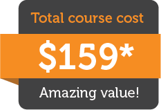 Total Course Costs Only $159